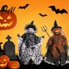 High-quality Halloween Decor Decorations Spooky Ghost Witch Doll Tree Top Star Reusable Desktop Decoration Doll Ornaments Festive Trick
