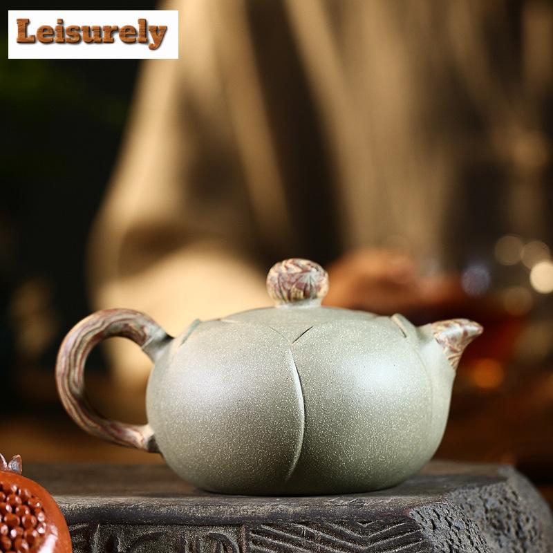 300ml Yixing Tea Pot Purple Clay Teapots Beauty Handmade Kettle Set Tie Guanyin Zisha Pot Customized Authentic Large Capacity