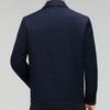 Men's Autumn Plaid Wool Jacket - Middle-Aged Dad's Business Casual Coat