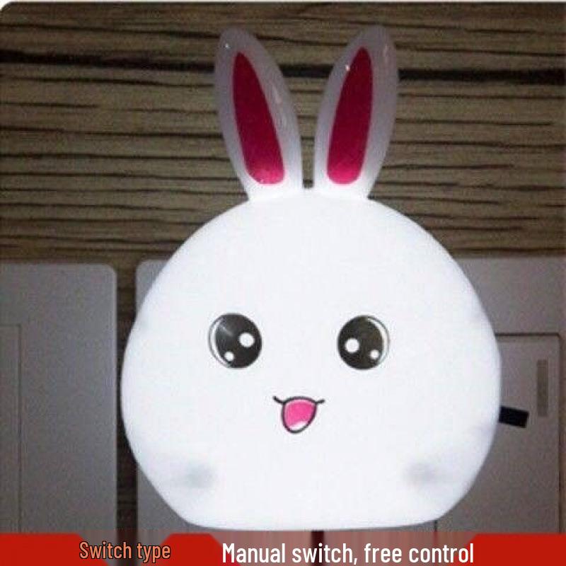 Cartoon LED Night Light with Light Sensor for Baby's Bedroom