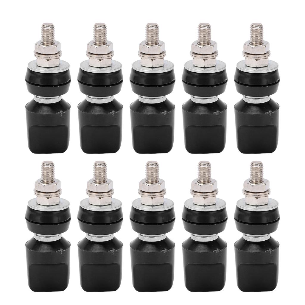 Power Terminal ABS Shell Terminal Binding Post M6 with 4mm Banana Plug for Automobiles for Electronic Equipment for Ship