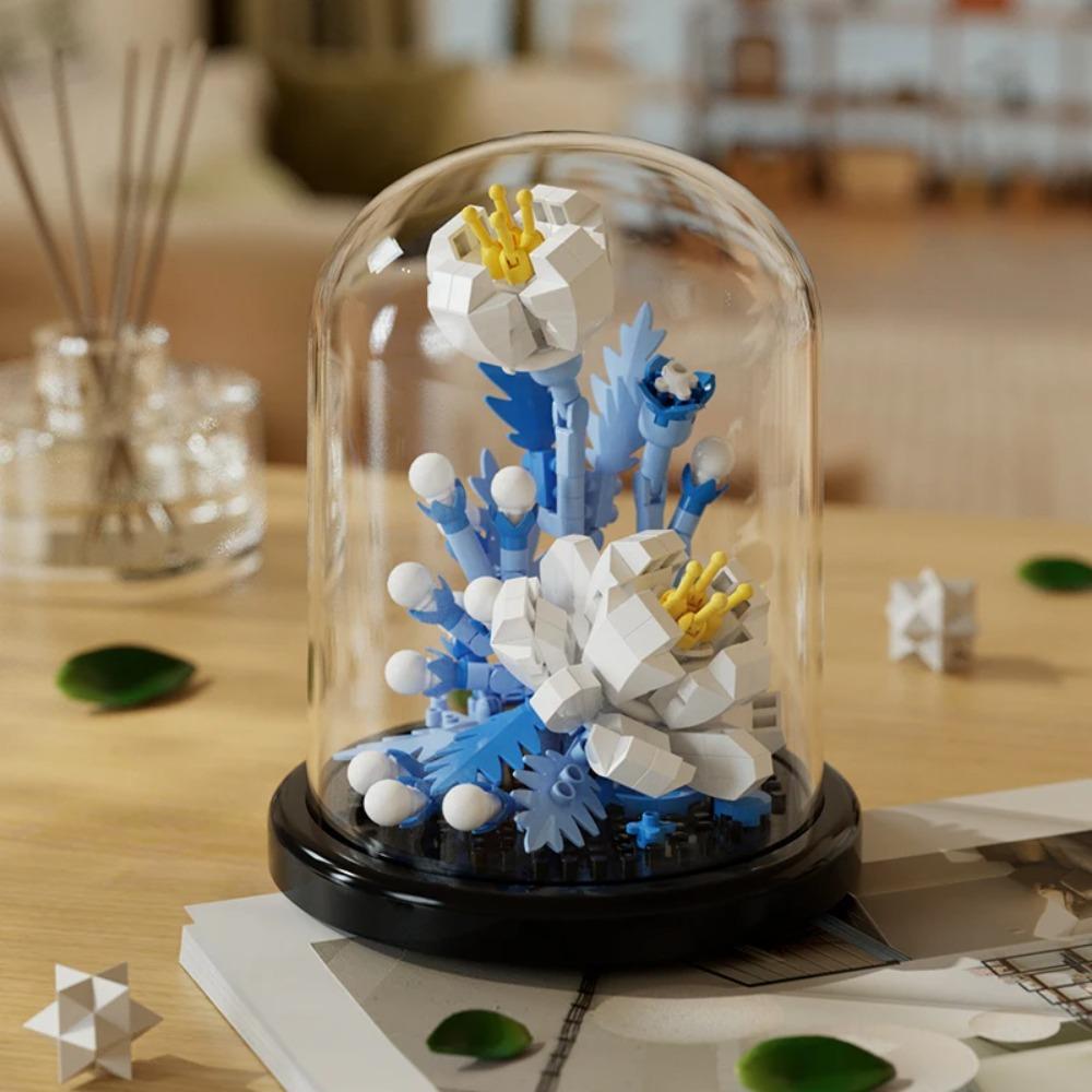 Micro Particle Building Block Bouquet Handmade Gift, Children's Puzzle Toy Handmade DIY Sunflower Desktop Decoration Ornament