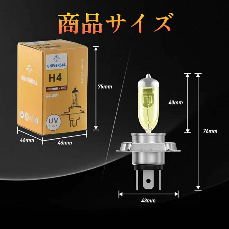 Super Bright H4 12V Car Motorcycle Halogen Bulb Halogen Light