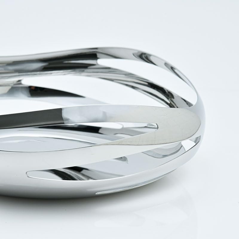 Georg Jensen Fruit Basket, COBRA, Silver, Diameter 24cm X Height 8cm, 10019108