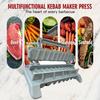 1pc, Easy Kebab Maker, Single-Row Plastic Skewer Mold, Food Safe and Portable for Effortless BBQ, Kitchen Supplies