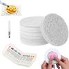 Magic Foam Texture Painting Kit 3D Drawing Magic Canvas Sponge with Water Brush Puffy Popcorn Painting Kit DIY Bubble Drawing Pens Art Supplies