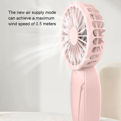 Mini Ventilador Recargable Silencioso Para Experiencia de Enfriamiento Silencioso Ligero Portátil Mini Ventilador de Bolsillo blanco