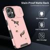For iPhone 17 Case PC + TPU Shell with Slide Camera Phone Cover