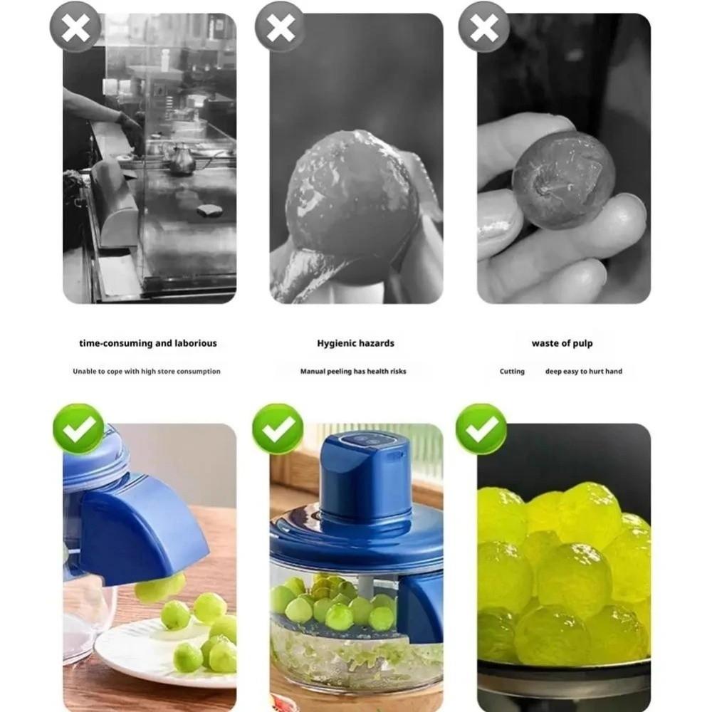 Smart Electric Grape Peeler Machine Stainless Steel Automatic Skin Remover  Peach