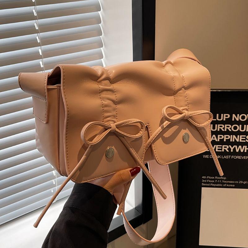 Bow Multi-pocket Single Shoulder Oblique Span Bag New Hand Bag