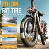 TIFGALDP XC20 Elektrický bicykel pre dospelých 500W Motor E-bicykel 48V20AH 20-palcové pneumatiky Mestský dochádzací elektrický bicykel dojazd 45-90km
