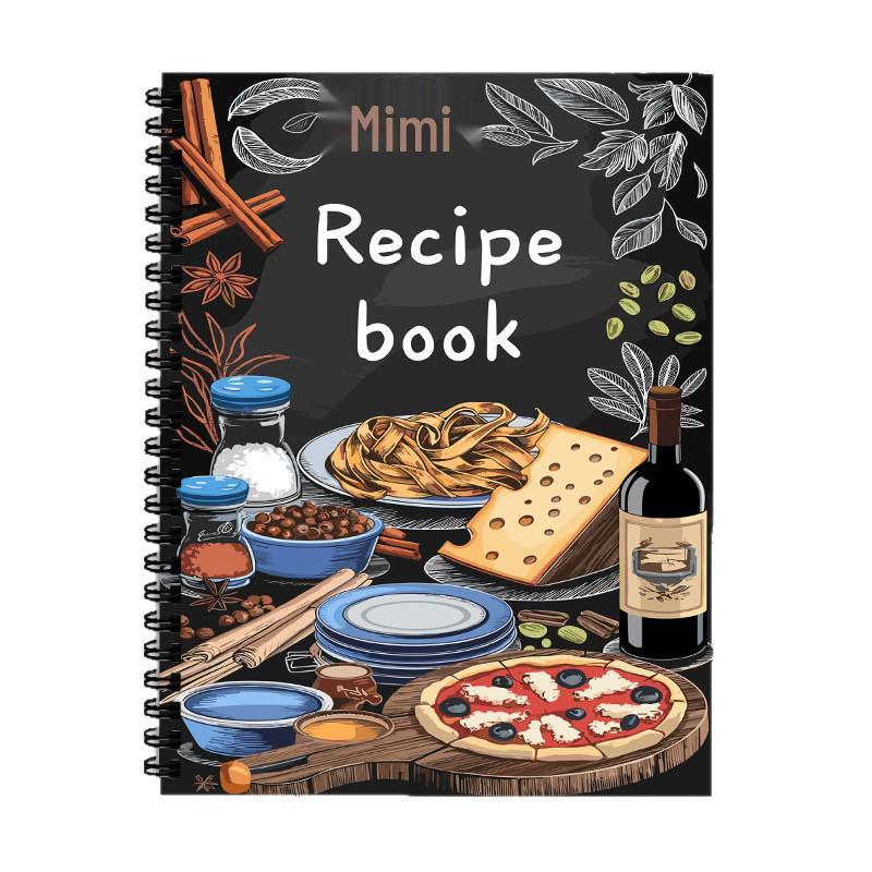 A5 Recipe Notebook: Handmade Dietary Diary & Kitchen Cooking Collection