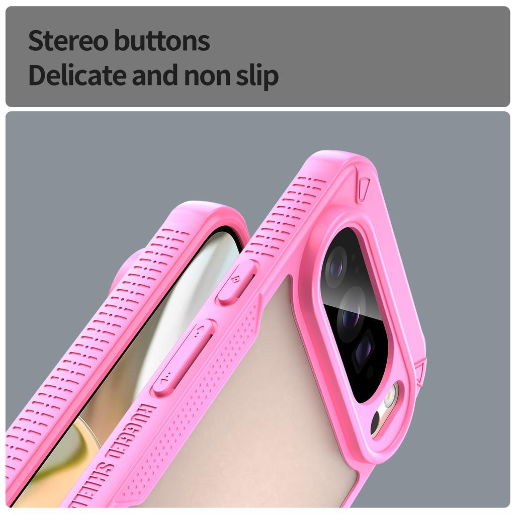 For Google Pixel 10 Pro XL Case Hybrid Frosted Phone Back Cover