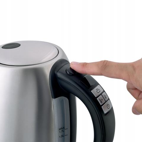 Electric Kettle 1.7L with Temperature Control in the Handle