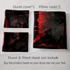 Wolf Face Illustration. Bedding Duvet Cover Sets Duvet Covers Pillowcases Gifts (1 * Duvet Cover 2 * Pillowcases, Without Duvet Insert)