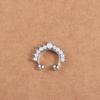Unisex Trendy Punk U Shape Metal Geometric Body Jewelry Bear Nose Cuff Nose Stud Fake Nose Ring