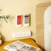 12pcs Self Adhesive Magnetic Remote Control Rack No Hole Punching Dopamine Refrigerator Storage Rack Stable Decorative