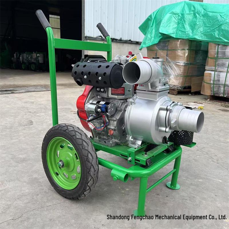 Self-Priming Diesel Sewage Water Pump - Powerful Engine for Firefighting & Agricultural Irrigation
