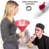 Multifunctional Party Funnel For Beer Beverages Water Portable Design Plastic Construction Drinking Tool With Valves