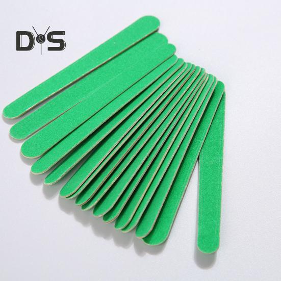 20/100 szt. Pilniki do paznokci drewniane o gradacji 100/180, kompaktowe, przenośne, wielofunkcyjne, jednorazowe pilniki do paznokci, zestaw narzędzi do manicure