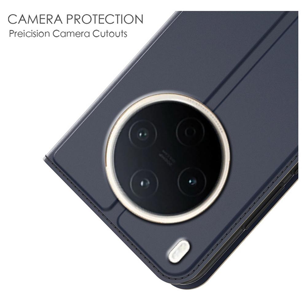 For vivo Y500 Pro 5G Case PU Leather Phone Cover with Card Holder Stand