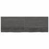 VidaXL Dessus de bureau gris foncé 180x60x6 cm bois chêne traité 3156457