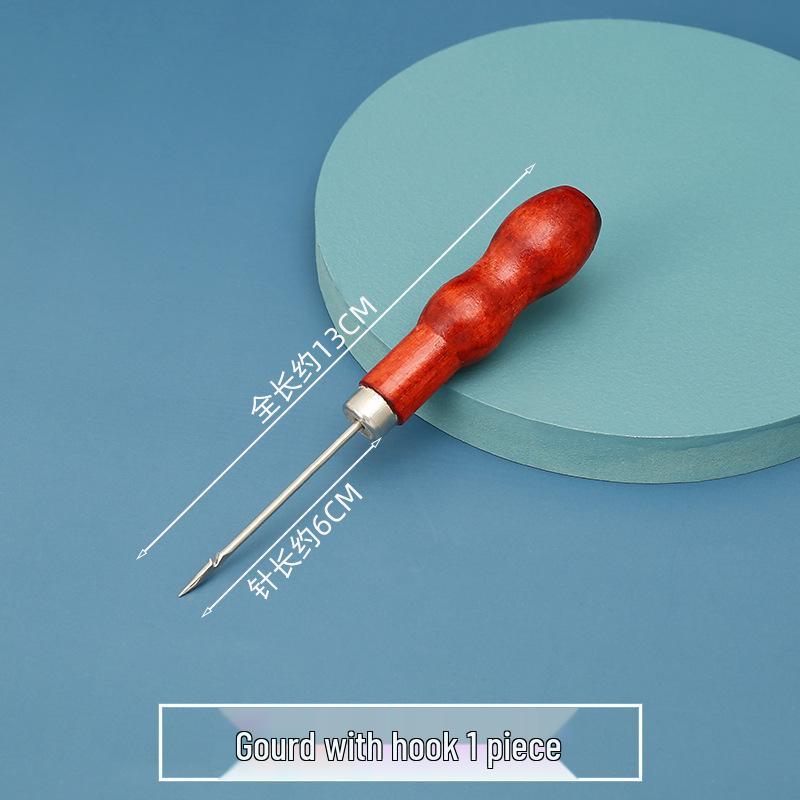 

Винтажное деревянное шило - Инструмент для ручного сверления для обувного дела, шитья и вязания крючком