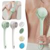 Electric Back Scrubber for Shower, Long Dual Handle Body Scrubber Spinning Massage Bath Brush,4 Detachable Heads