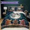 Wizard Witch Book Pattern Bedding uilt Set uilt Cover Pillowcase Home Decoration Birthday Gift (1 * duvet cover + 2 * pillowcase without core)
