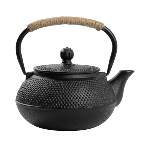 Iron Kettle, Ironware, Nanbu Ironware, Teapot, Kettle, Induction Stovetop Compatible, Iron Kettle, Iron Teapot with Tea Strainer, Stylish, Iron Supple