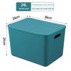 Large Plastic Storage Box for Clothing and Sundries - Ideal for Dorm or Home