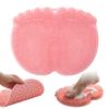 Exfoliation Silicone Foot Cleaning Massage Mat Non Slip Foot Scrubber Pad  for Daily Bath Use
