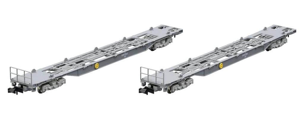 TOMYTEC TOMIX N gauge JR Koki 106 type (early model, new paint scheme), no containers, 2-car set, 8746, model railway freight car.