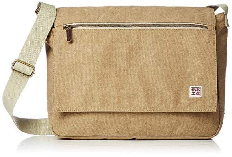 

Hanpu Kobo Shoulder Bag Bag Canvas Crossbody A4 B4 3X81 Beige [Shoulder Men s Women s Canvas] бежевий