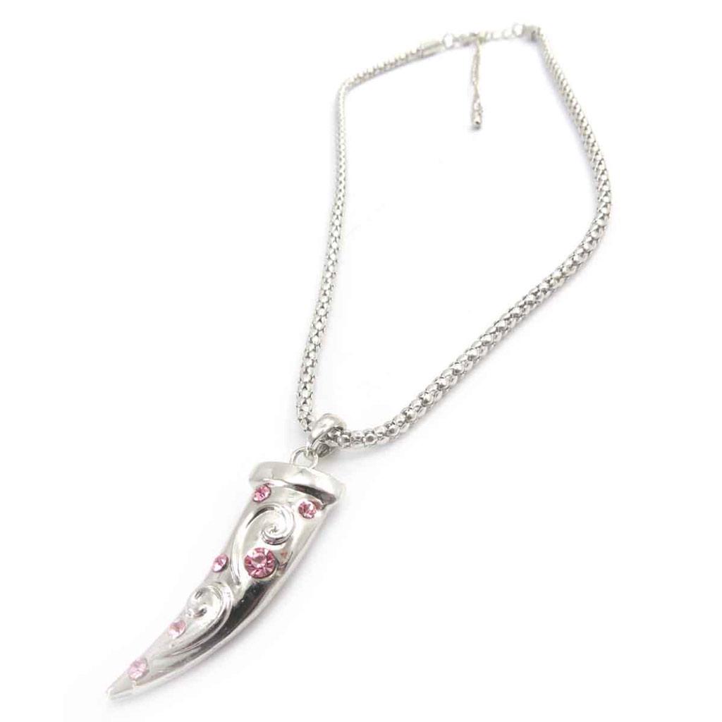 Les Trésors De Lily [J8496] - Pink 'Elixir' Designer Necklace