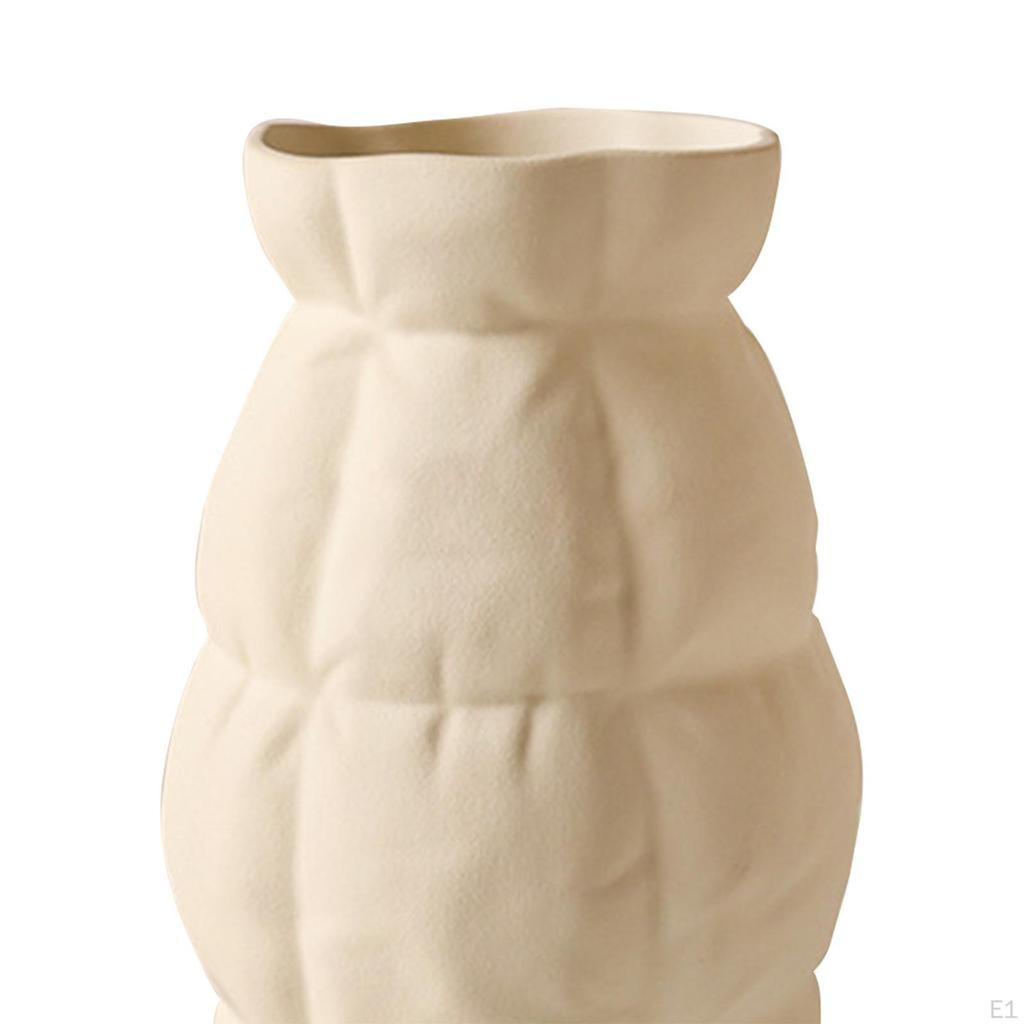 Ceramic Flower Vase, Decorative Vase Floral Arrangement Flowerpot Container Statue for