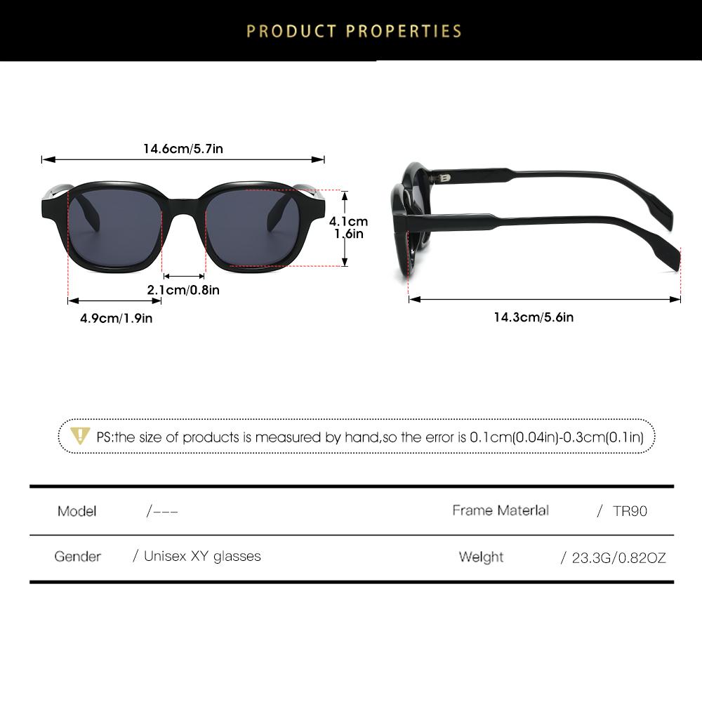 New Style Oval Sunglasses, Retro Minimalist Versatile Fashion Shades Ideal for Outdoor Sports