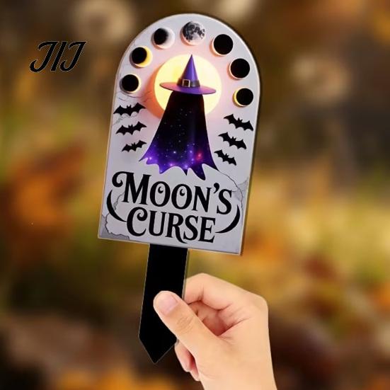 Durable Garden Stakes Halloween Ground Stake Art, Decorative Acrylic Yard Sculpture, Waterproof Easy Install Sign, Weather Resistant Lawn Ornament for
