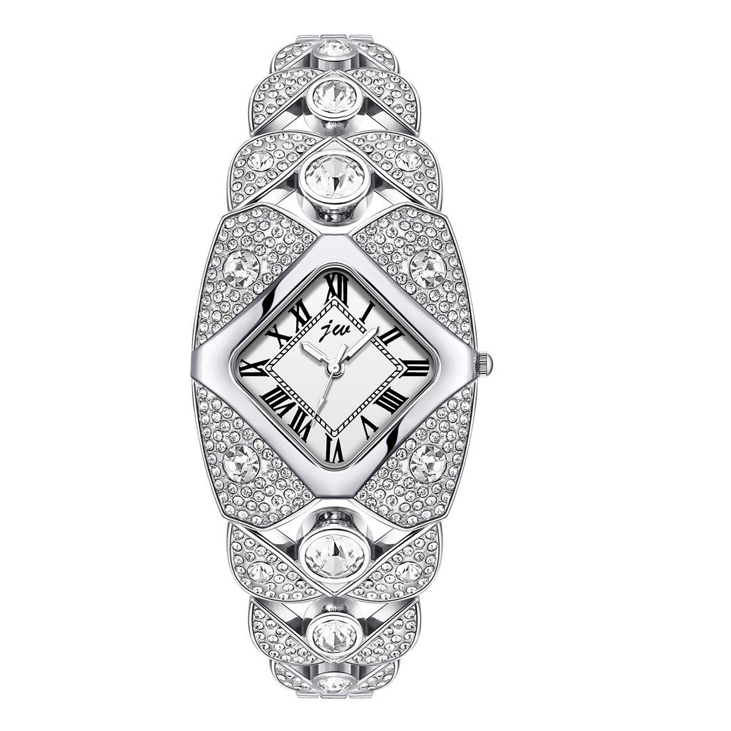 Light luxury full diamond high-end bracelet women's watch niche high-end retro bracelet quartz watch