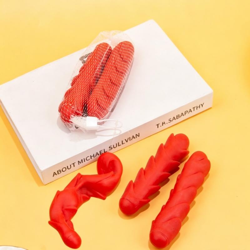 2Pcs Soft Sausage Shaped Sensory Squeeze Fidget Toy Stress Relief Gifts Office Relax Party Favors