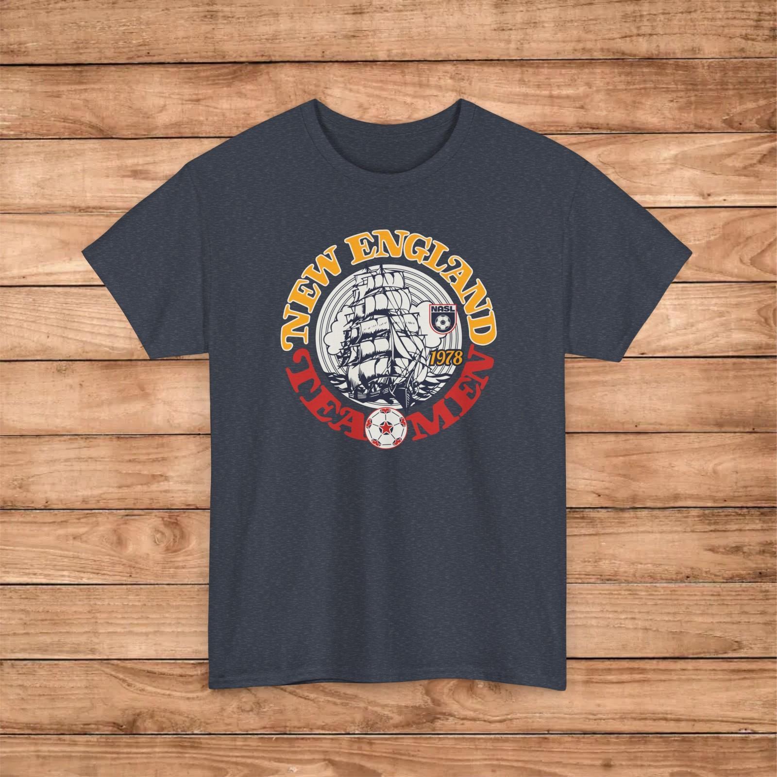 New England Teamen 1978 Vintage Soccer Premium Unisex T-Shirt XXXL