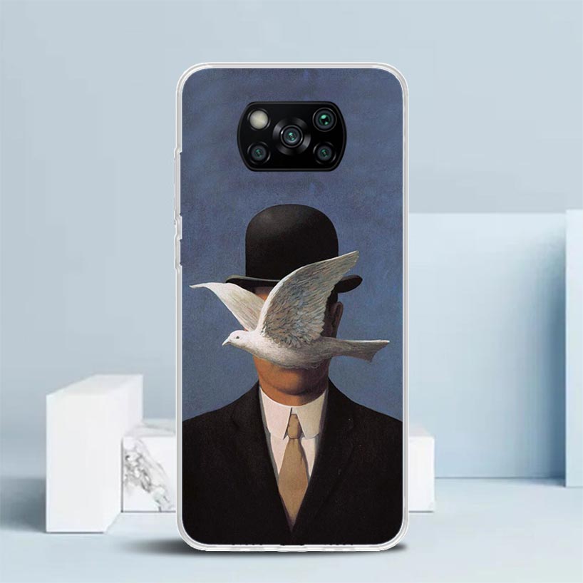 

Rene Magritte Art Soft Cover for Xiaomi Poco F7 Ultra X7 X6 X5 Pro M7 Phone Case Redmi 15 15C 13 13C 12 12C 10 10C Print Shell P Redmi 9