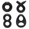 Silicone Cock Ring For Penis Enlargement Condoms For Men Extender Intimate Goods Penis Ring Reusable Condom
