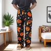 Halloween Women's Fleece-Lined Flannel Pajama Pants for Autumn/Winter – Warm & Casual