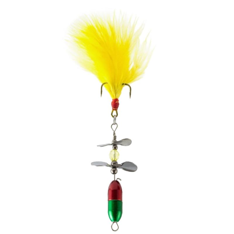 

Propeller Wobbler Artificial Baits Fishing Baits for Trout Rotating Spinner Baits Spinner Sequins Fishing Lures