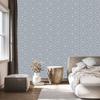 Wallpaper Geometric Pattern Gray and Light Gray 50x1000