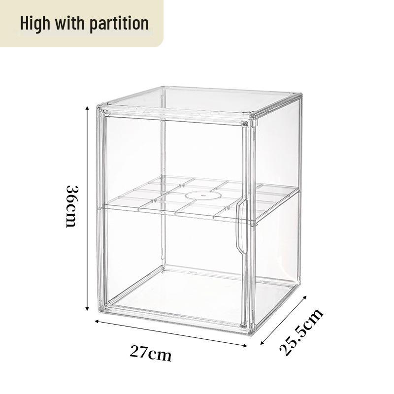 Acrylic Display Case with Shelves for Model Figures, Dolls, and Blind Box Figurines 
