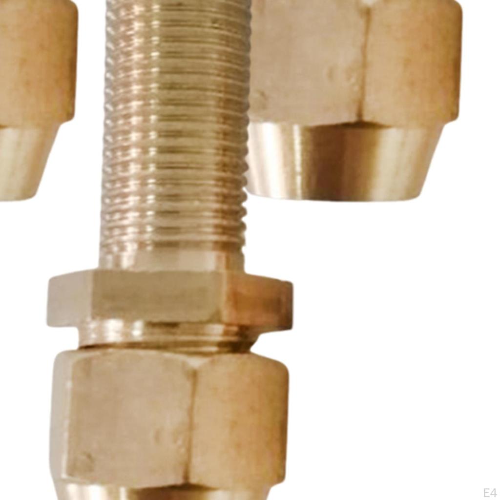 6 in Milk Spray Brass