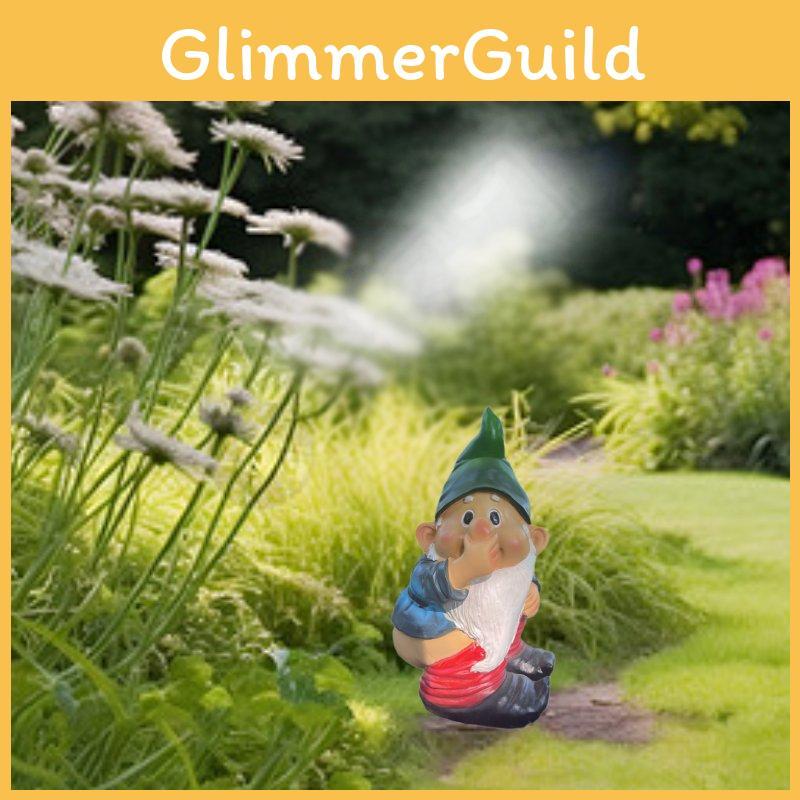 Delightful Resin Gnome Figurine Outdoor Garden Art For Stylish Yard Decorations