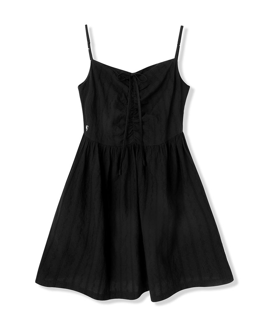 VIVACIOUS Melissa Punching Mini Sleeveless Dress - 2Col